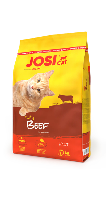 غذای خشک گربه جوسیکت (JosiCat) مدل Tasty Beef با طعم گوشت گاو وزن10 کیلوگرم