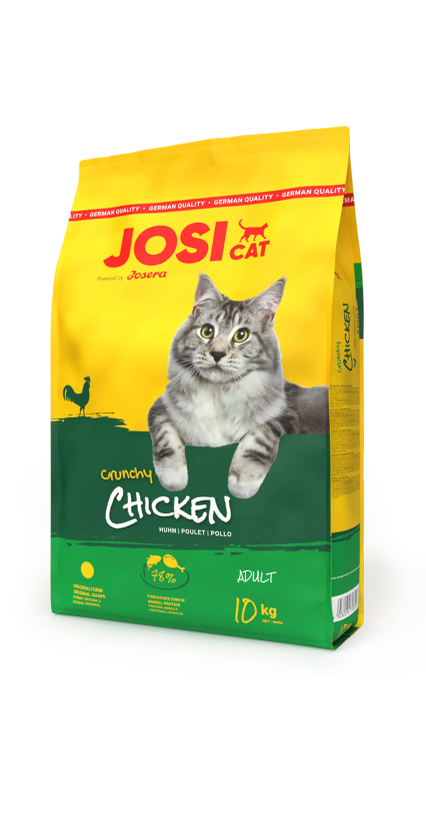 غذای خشک گربه جوسیکت (JosiCat) مدل Crunchy Chicken با طعم مرغ وزن ۱ کیلوگرم