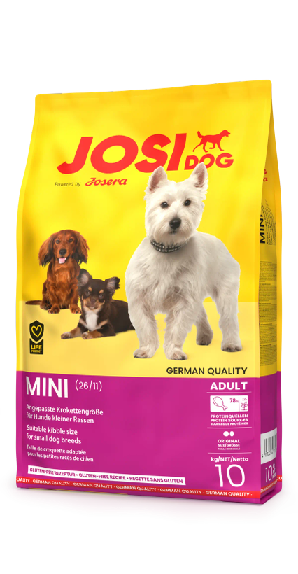 غذای خشک سگ جوسیداگ (JosiDog) Mini مخصوص سگهای بالغ نژاد کوچک وزن10 کیلوگرم