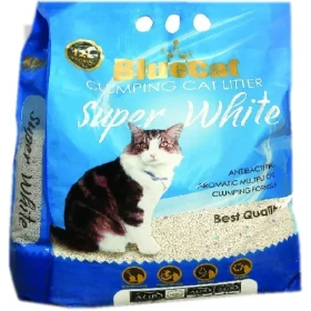 خاک گربه بلوکت مدل گرانولی SUPER WHITE وزن 10 کیلوگرم