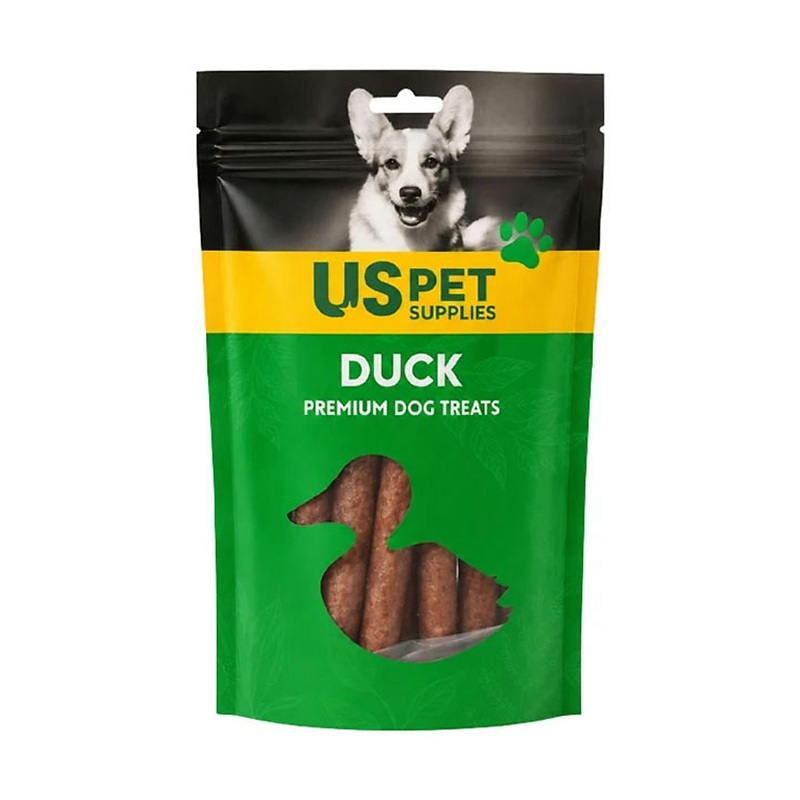 تشویقی سگ US PET استیکی با طعم اردک و بلوبری ۱۵۰ گرم