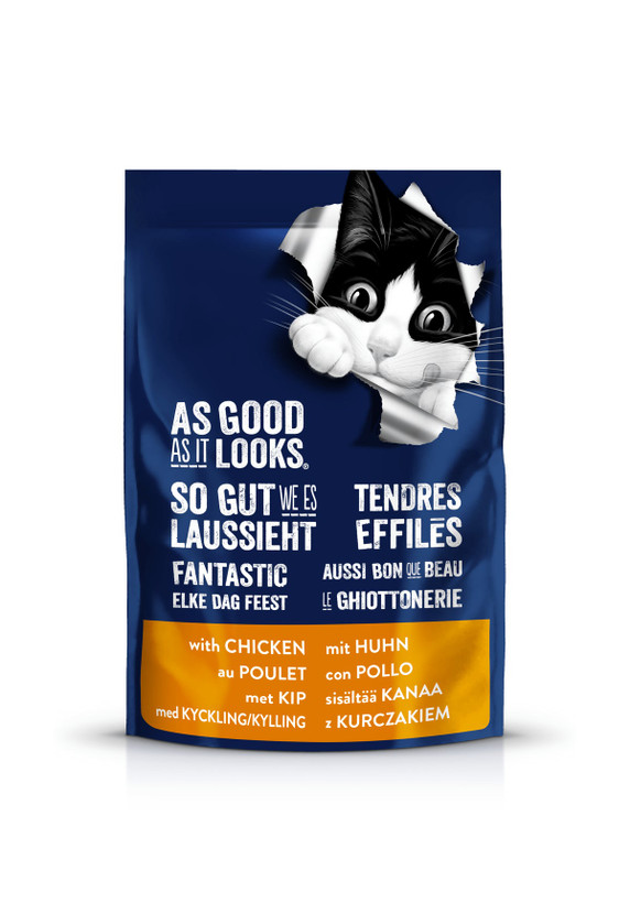 پوچ گربه فلیکس As Good As It Looks Adult با طعم مرغ در ژله – ۸۵ گرم